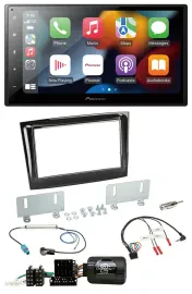 Pioneer DAB Bluetooth 2DIN USB Lenkrad Autoradio für Fiat Doblo VDO ab 2015 pian