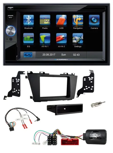 Blaupunkt Lenkrad USB Bluetooth TMC 2DIN Navigation für Mazda 5 2010-2015