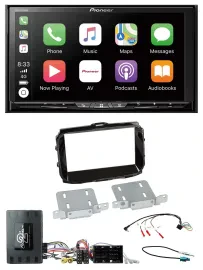 Pioneer 2DIN Lenkrad USB DAB DVD Bluetooth Autoradio für Alfa Giulietta 14-21 In