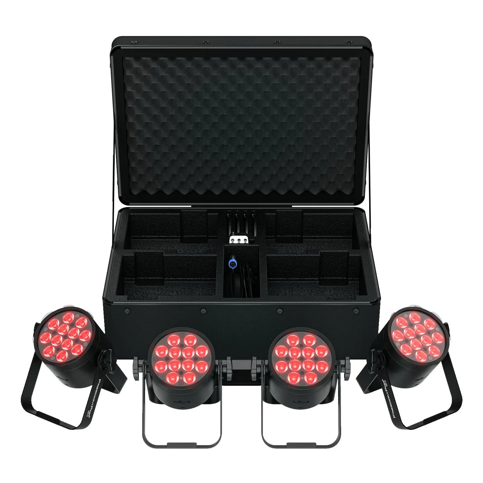 Прожектор PAR Chauvet DJ Freedom Par Q12 X4 LED RGBA (набор, 4 шт.) с сумкой