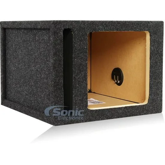 Atrend 10SQKV Single 10" Square Ported Subwoofer Enclosure for Kicker L5/L7 Subs