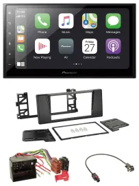 Pioneer MP3 Bluetooth DAB 2DIN USB Autoradio für BMW 5er E39 X5 Quadlock