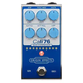 Педаль эффектов для бас-гитары Origin Effects Cali76 Bass Compressor Super Vintage Blue