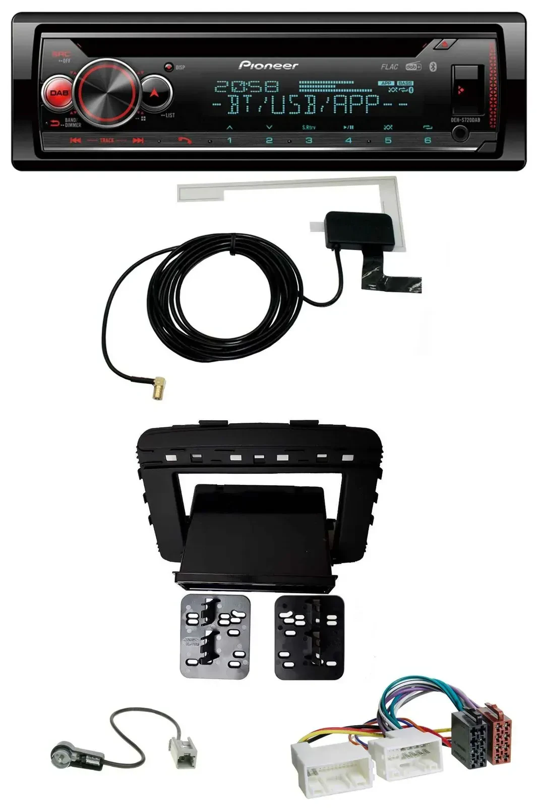 Автомагнитола для Kia Sorento (UM, с 03/2015) Pioneer DAB, CD, MP3, USB, Bluetooth