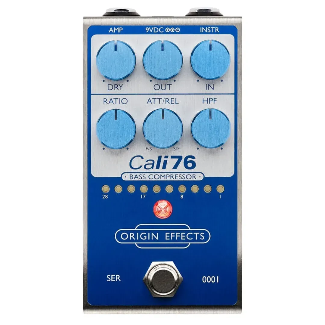 Педаль эффектов для бас-гитары Origin Effects Cali76 Bass Compressor Super Vintage Blue