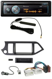 Pioneer CD USB Bluetooth DAB MP3 Autoradio für Kia Picanto ab 2011 Start-Stop