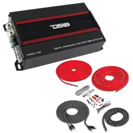 DS18 CANDY-X1B | 1800W Monoblock Class D Car Amplifier + Amp Kit