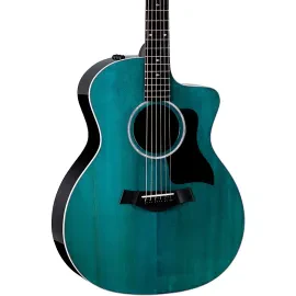 Taylor 214ce Special-Edition Grand Auditorium A/E Guitar Trans Blue