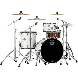 Mapex Saturn Evolution Hybrid Organic Rock 3-Piece Shell Pack 22" Bass Polar Wht
