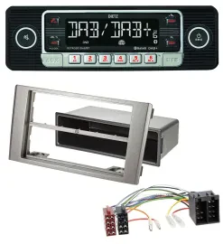 Dietz USB DAB MP3 Bluetooth Autoradio für Iveco Daily (2006-2014) silber