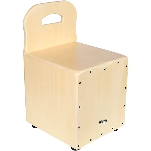 Stagg Kid's Cajon with Backrest Natural