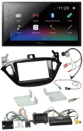 Pioneer USB Bluetooth DAB 2DIN Lenkrad Autoradio für Opel Adam Corsa E ab 2013 P