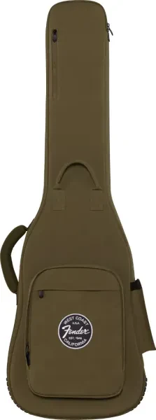 Fender Troubadour Electric Bass Guitar Gig Bag, Olive Green Model 0991513498