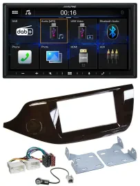 Alpine Bluetooth 2DIN MP3 DAB USB Autoradio für Kia Ceed ab 12 glänzend