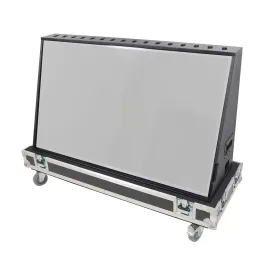 ProX XS-TV55FMW 55" LED Floor Monitor Road Case with 4x4" Wheels
