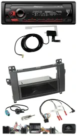 Pioneer DAB USB Lenkrad Bluetooth Autoradio für Mercedes A-Klasse W169 B-Klasse