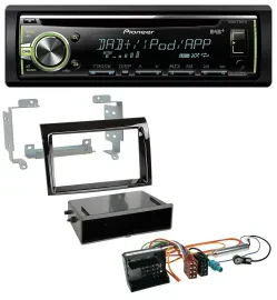 Автомагнитола Pioneer для Citroen Jumper (2006–2011) DAB, USB, MP3, AUX, CD, Quadlock, черный глянец
