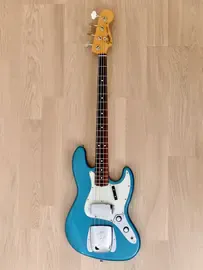 Бас-гитара Fender American Vintage 1962 Jazz Bass JJ Lake Placid Blue w/case USA 1998