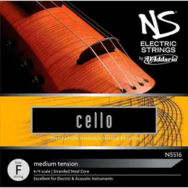 Струна для виолончели D'Addario NS Electric Cello 4/4 Low F String Medium