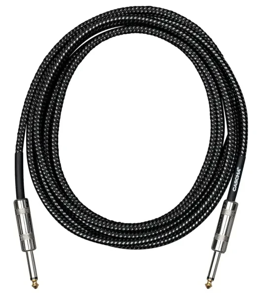 Инструментальный кабель Cascha CCS-G1S3 Black Tweed 3 м