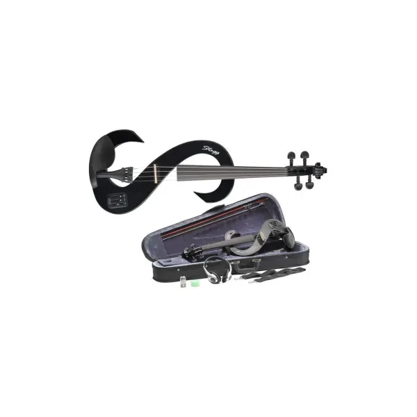 STAGG 4/4 Silent Violinen Set mit Softcase "B-Ware"