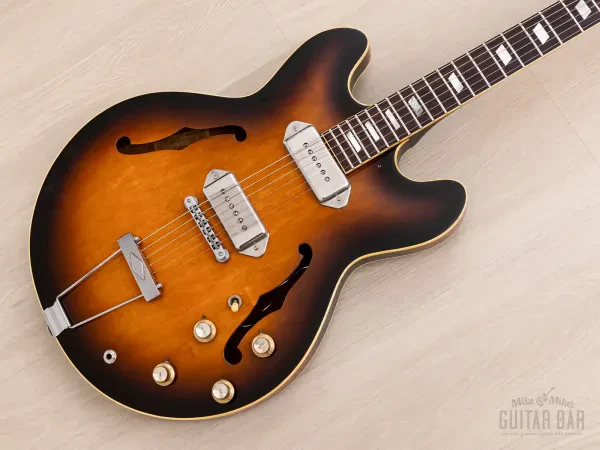 1983 Epiphone Casino Vintage Guitar Sunburst, Japan Matsumoku Pre-Elitist