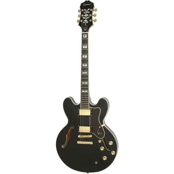 Электрогитара полуакустическая Epiphone Sheraton II Pro Ebony