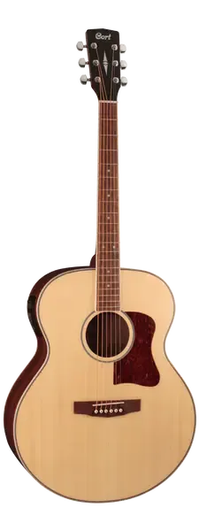Электроакустическая гитара Cort CJ-MEDX Jumbo Natural