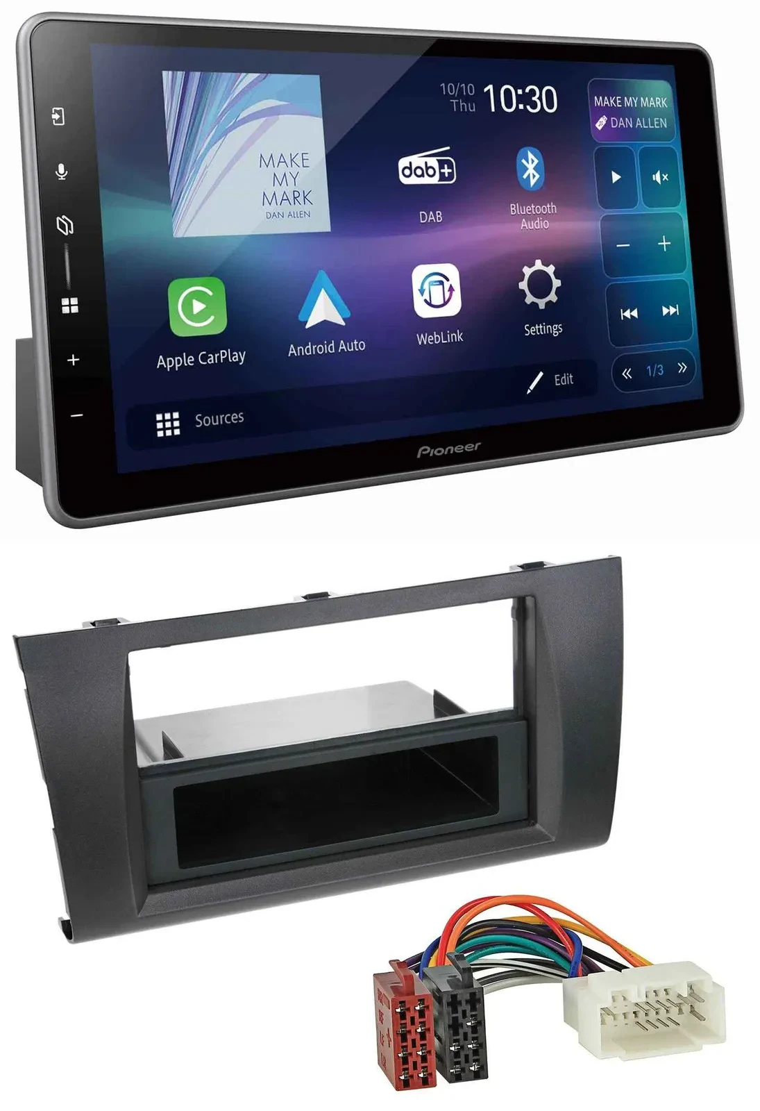 Pioneer Bluetooth USB DAB MP3 Autoradio für Suzuki Swift (2006-2010)