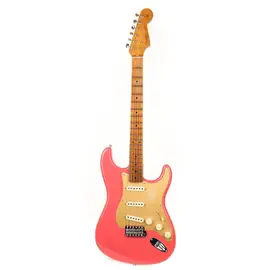 Электрогитара Fender Custom Shop Roasted 1956 Stratocaster Relic Faded Aged Fiesta Red