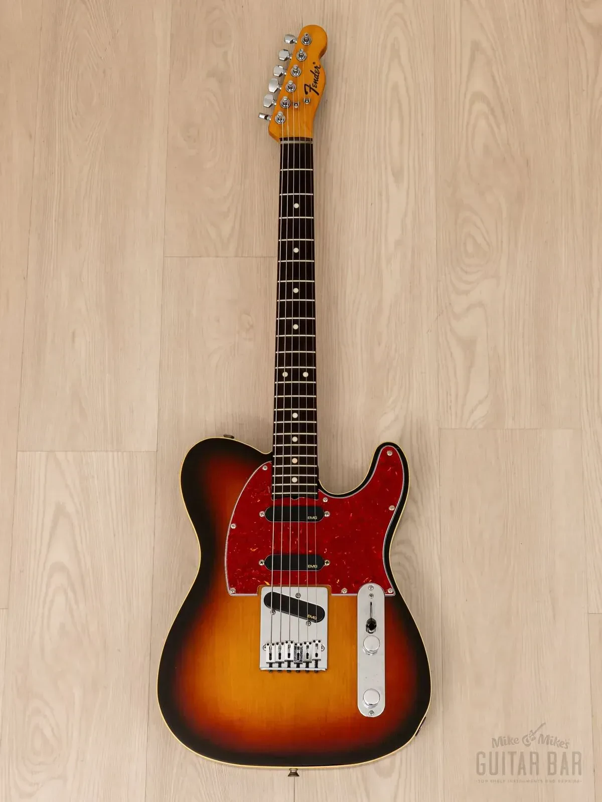 Электрогитара Fender Roy Buchanan Bluesmaster Telecaster Custom Order Made SSS Sunburst w/gigbag Japan 1993