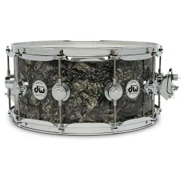 DW Collector's SSC Maple Finish Ply Snare Drum 14 x 6.5 in. Silver Abalone