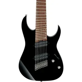 Ibanez RGMS8 MultiScale 8String Electric Guitar Black