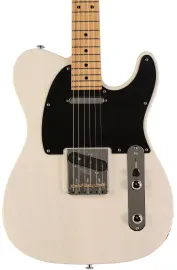 Suhr Classic T Electric Guitar, Maple Fingerboard, Trans White