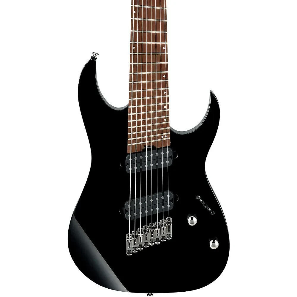 Ibanez RGMS8 MultiScale 8String Electric Guitar Black