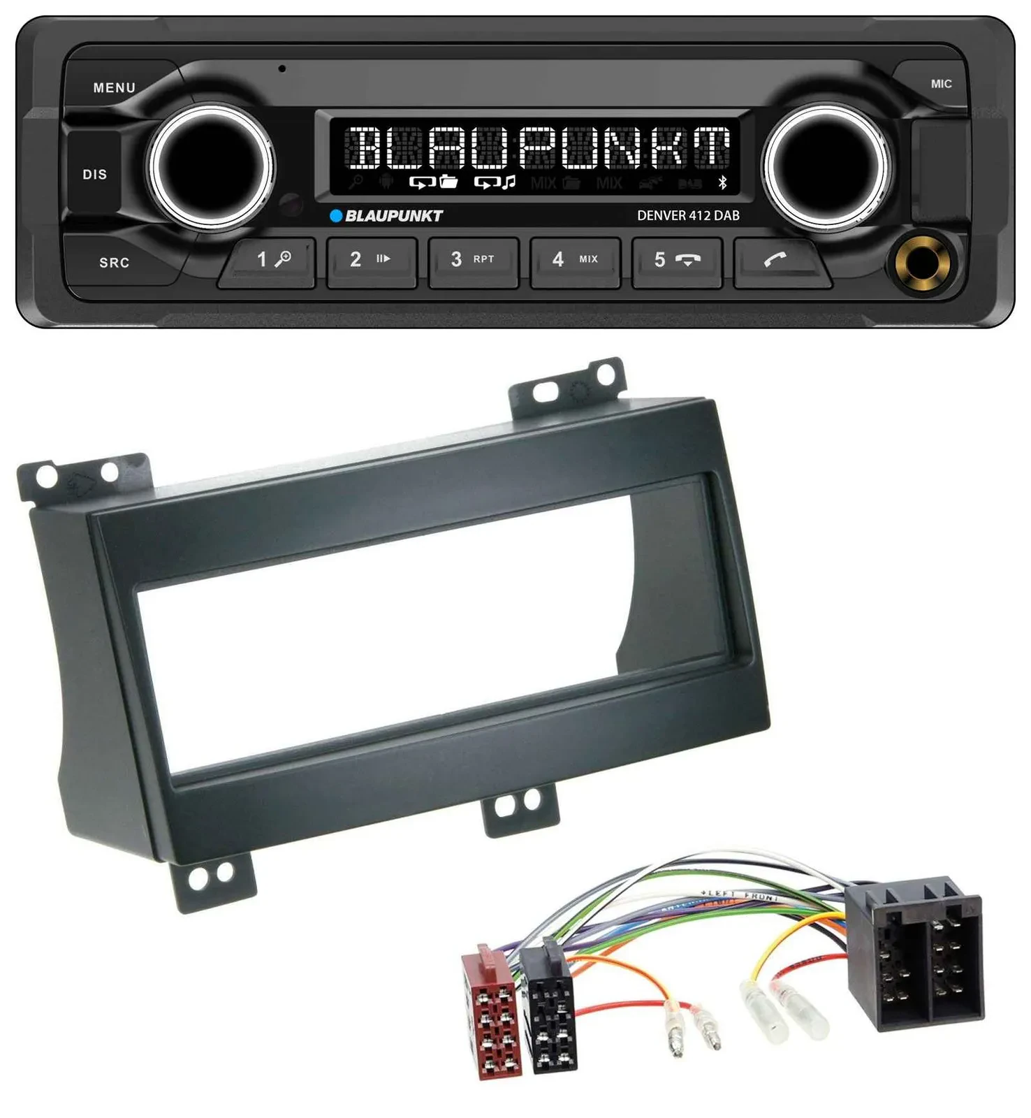 Автомагнитола Blaupunkt Bluetooth DAB MP3 USB для Kia Ceed (2007–2009)