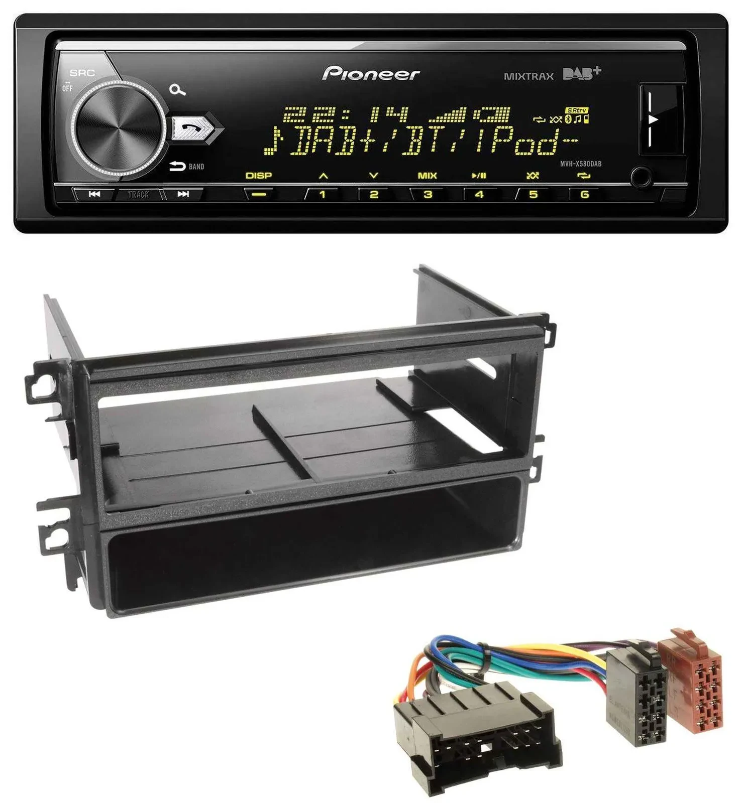 Pioneer Bluetooth USB DAB MP3 Autoradio für Hyundai Santa Fe Sonata bis 05