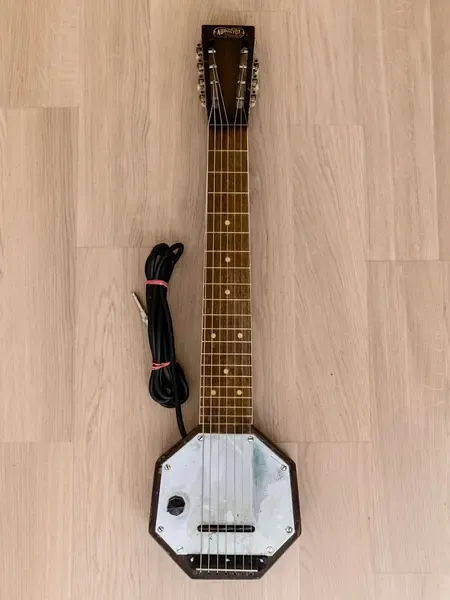 Электрогитара AudioVox Frying Pan Electric Lap Steel Black w/case USA 1930s