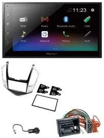 Pioneer USB Bluetooth DAB 2DIN MP3 Autoradio für Chevrolet Cruze 2011-2016