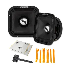 Kicker 49ST7MR4 w/ Speaker Installation Accessory Kit