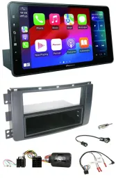 Pioneer Bluetooth DAB Lenkrad USB Autoradio für Smart ForFour 2004-2006 schwarz