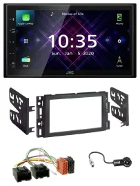 JVC DAB 2DIN MP3 Bluetooth USB Autoradio für Chevrolet Equinox Impala Monte Carl