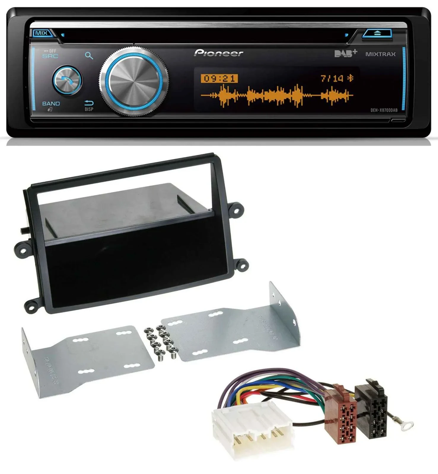 Автомагнитола для Mitsubishi L200 (с 2006) Pioneer DAB, USB, CD, Bluetooth, MP3