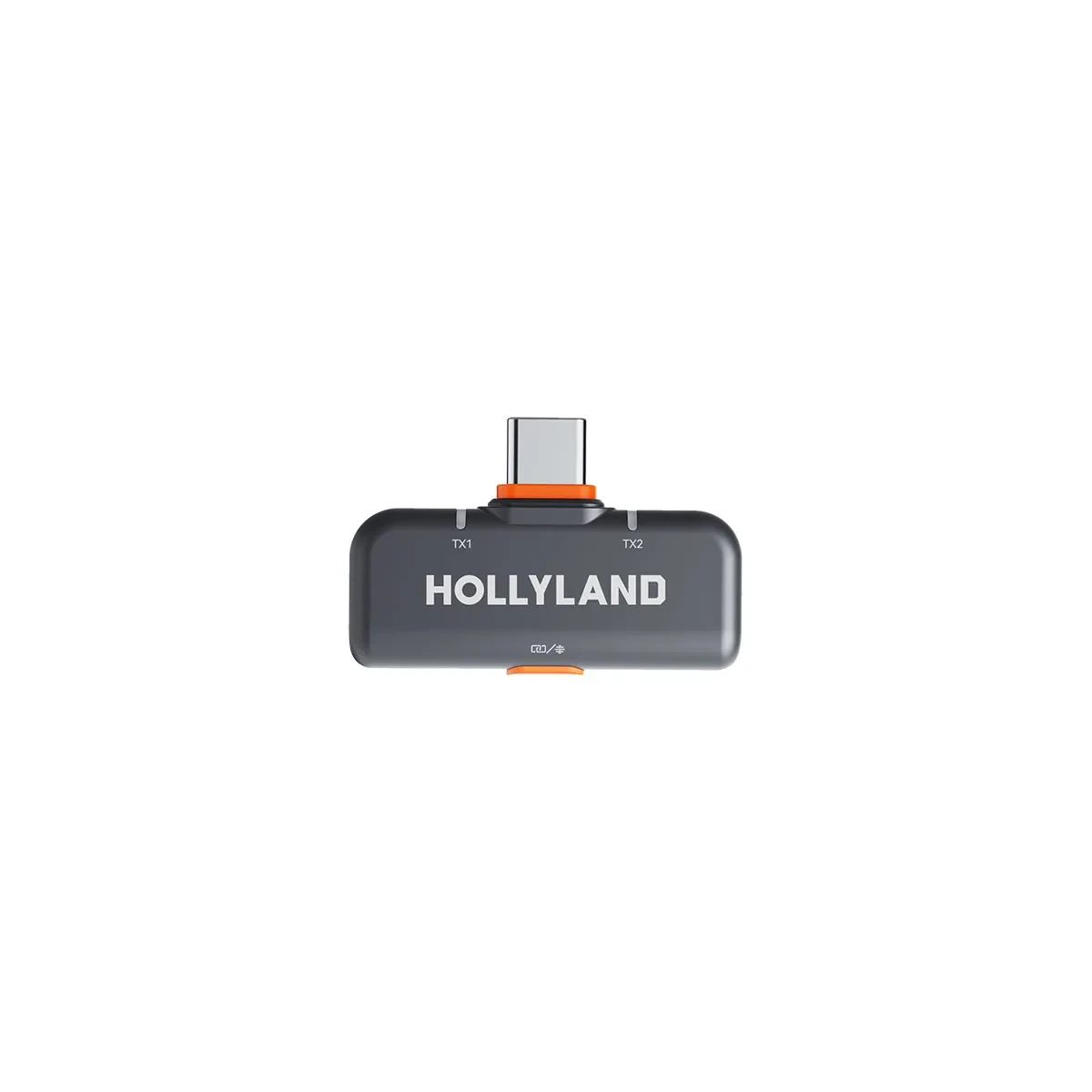 Hollyland LARK M2S USB-C Version Microphone Receiver, Space Gray