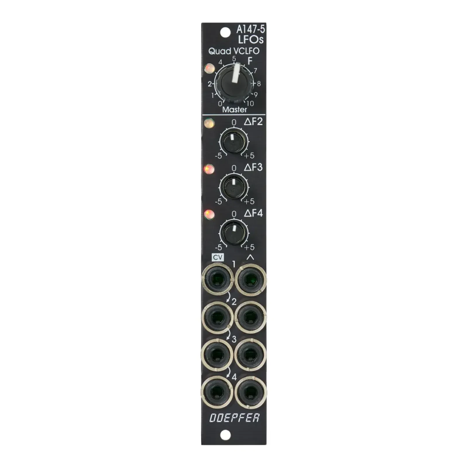 Модульный студийный синтезатор Doepfer A-147-5V Quad VC LFO Vintage Edition