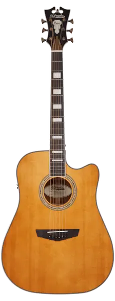 Электроакустическая гитара D'Angelico Premier Bowery Cutaway Dreadnought Vintage Natural