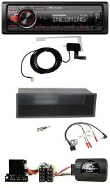 Pioneer USB Lenkrad DAB Bluetooth Autoradio für VW Passat Golf IV Polo schwarz