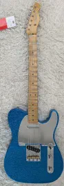 Fender J Mascis Telecaster Elec. Guitar, Maple Neck, Bottle Rocket Blue Flake