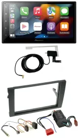 Pioneer MP3 USB Bluetooth DAB 2DIN Autoradio für Audi A4 B6 B7 00-08 Bose Aktivs