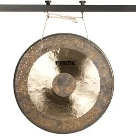 24" Bronze Gong Handgefertigt Klangtherapie Meditation Langes Sustain Inkl.